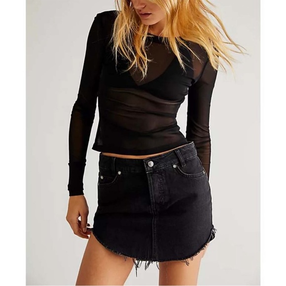 NEW FREE PEOPLE Sky High Mini Skirt NWT | Size: 4 - Picture 6 of 12